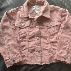 OshKosh B'gosh Blush Corduroy Jean Jacket